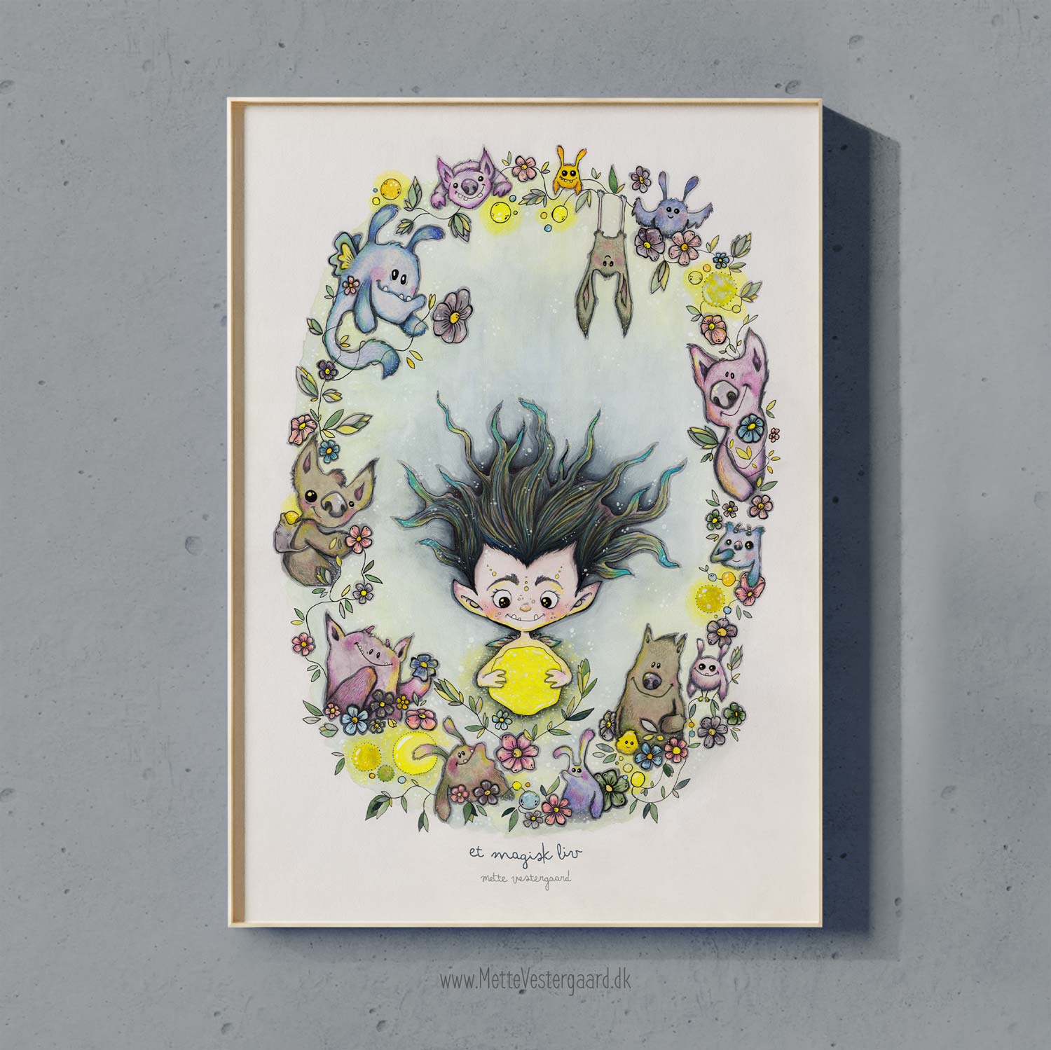 Illustration af et magisk liv