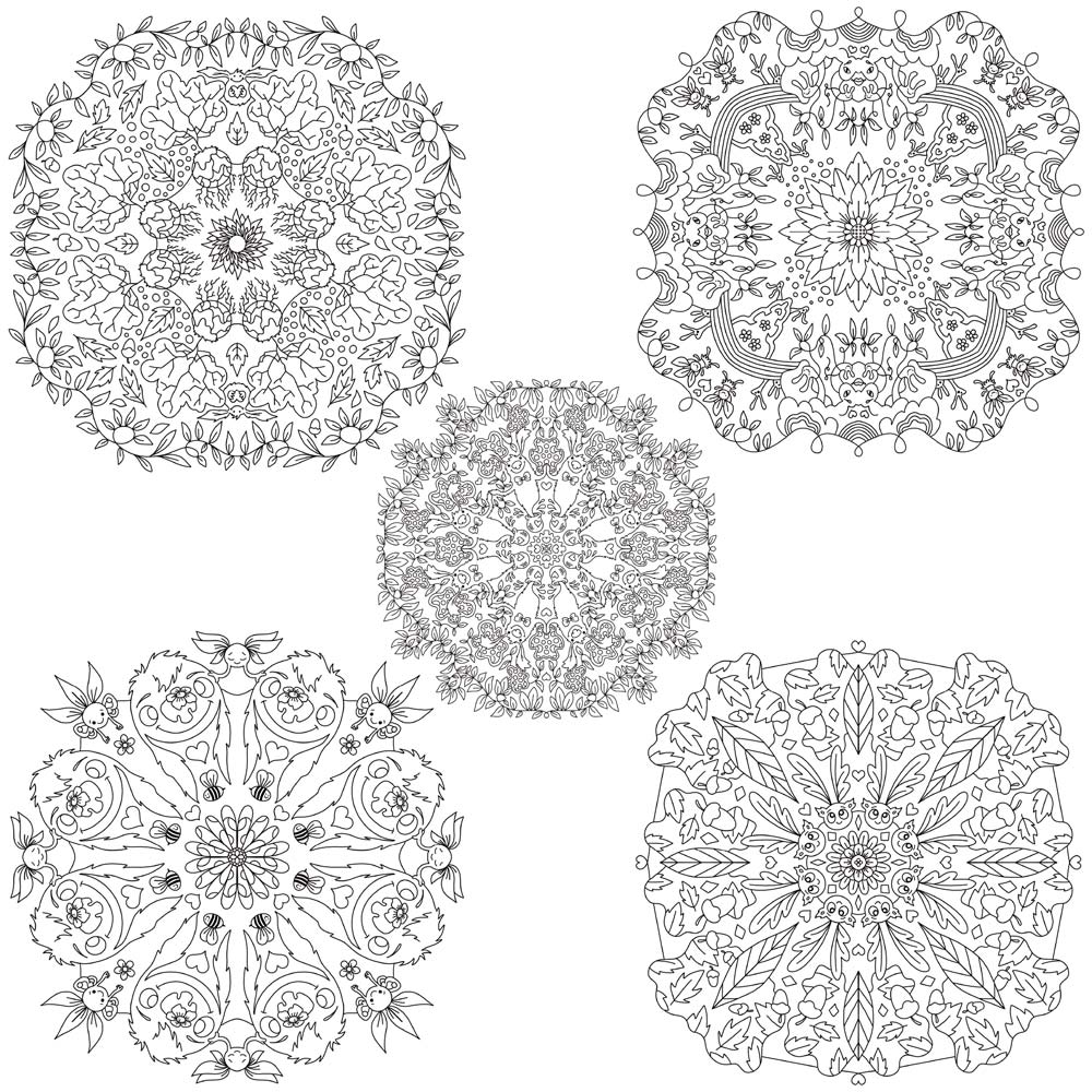 5 Mandalaer - Sæt 2